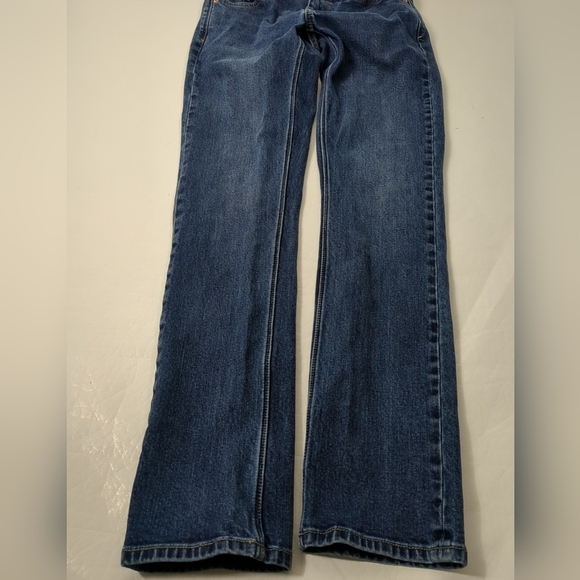 Volcom Vorta Slim Straight Designer Jeans Women's Size 28 Blue Cotton - Picture 4 of 9